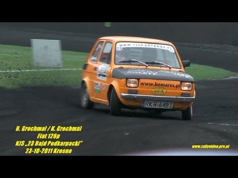 B. Grochmal / K. Grochmal - Fiat 126p - KJS „23 Rajd Podkarpacki" 23-10-2011 Krosno