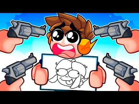 Marcelo VS Duda no DESENHE RÁPIDO ou MORRA no Roblox!