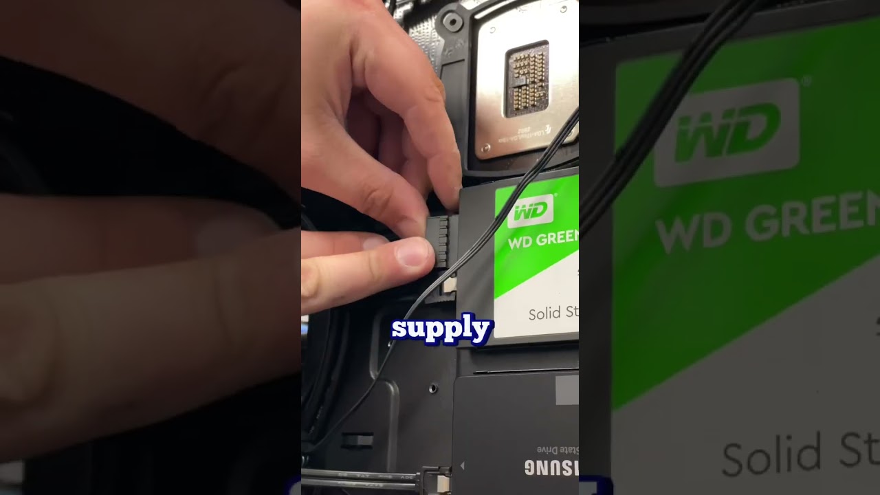 How to install A SSD/HDD! 🤩 #howtotech #installation #pcrepair #gamingpc #pcgaming