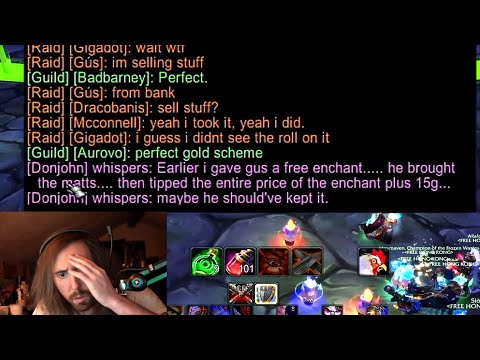 Asmongold finds out his own guild is SCAMMING Gus in Classic WoW