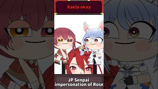 Rose impersonation of JP Senpai 【Hololive Animation/Eng sub】#shorts  #anime