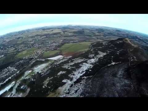 Drone flight over the Eildons, Melrose  2015