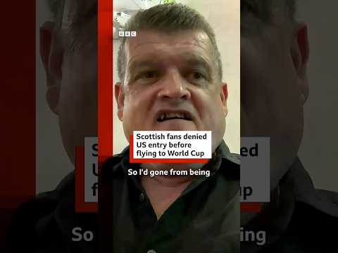 Scottish fans denied US entry before flying to World Cup. #Scotland #Fifa #TartanArmy #BBCNews