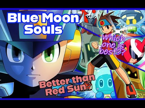 Which game has the BETTER Double Souls? MMBN4 Blue Moon Double Souls Breakdown