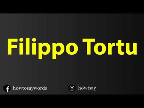 How To Pronounce Filippo Tortu