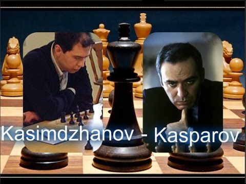 Kasparov u rusilackom naletu - KASIMDZHANOV vs KASPAROV - Damin gambit # 602