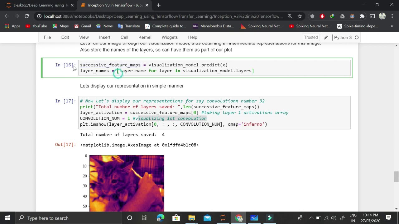 Transfer Learning based Image Classification with Gradients CAM using InceptionV3 in Tensorflow