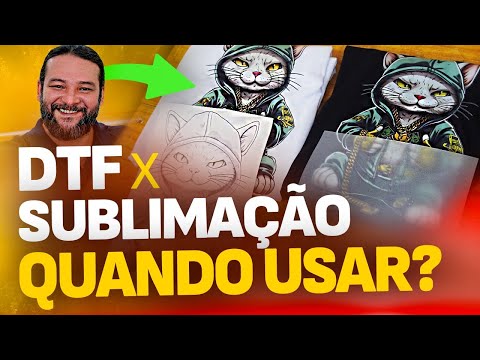 Sublimação e DTF - Como Estampar Camisetas!