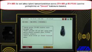 Zed-FULL Mercedes-Benz W639 EZS/EIS Ünitesi Sökmeden  "ZFH-MB" Yardımı ile Anahtar Ekleme Uygulaması