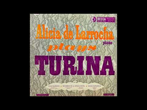 Alicia de Larrocha Plays Turina's Ciclo Pianistico Nos. 1& 2  (1954). Mono.