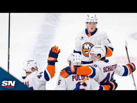 Islanders' Schaefer Snipes Twice In Under A Minute vs. Canadiens