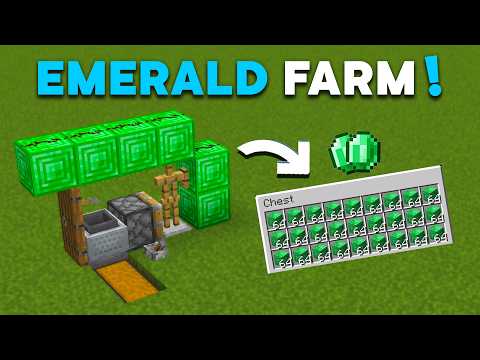 Minecraft 1.21.10 Best Emerald Farm