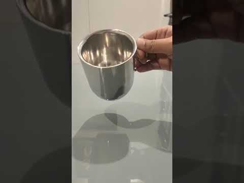 Round stainless steel apple mug - mug-38, size/dimension: 5 ...