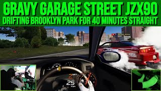 Gravy Garage Street JZX90 Drifting Brooklyn Park for 40 Minutes Straight Uncut