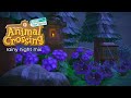 Relaxing Animal Crossing: New Horizons Night Time Music + Gentle Rain Sounds 🌧️// for sleep or study