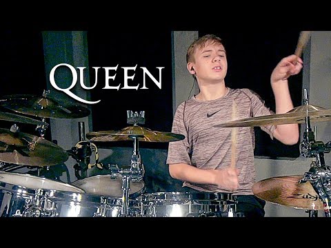Somebody To Love - QUEEN (age 12) Drum Cover