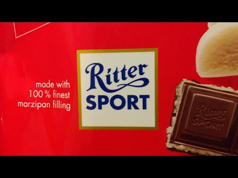 Ritter Sport Dark Chocolate with Marzipan