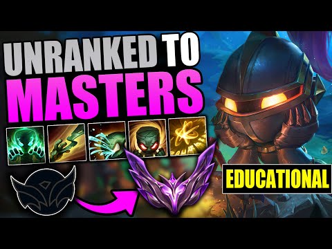 EDUCATIONAL Unranked to Masters ON AMUMU JUNGLE | COMPLETE IN-DEPTH GUIDE TO WINNING IN EVERY ELO