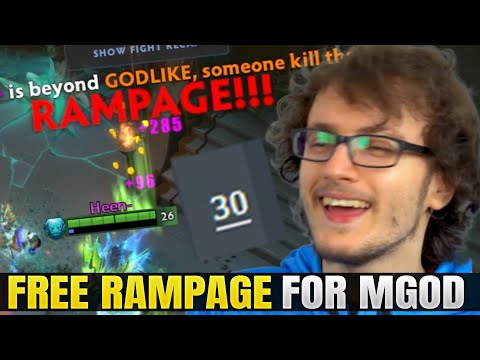 MIRACLE ez RAMPAGE with 30 kills beast mode Morphling