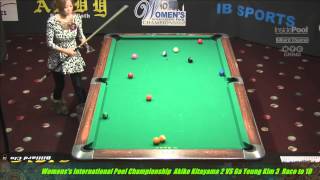 Women's International Pool Championships Akiko Kitayama VS Ga Young Kim