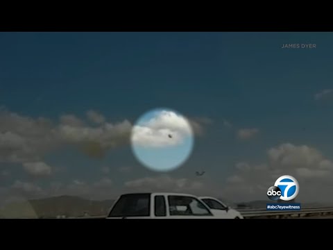 Video captures F-16 pilot ejecting moments before jet crashes near March Air Reserve Base | ABC7