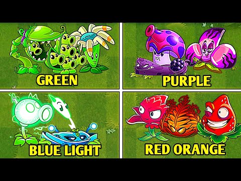 Random 4 Team Plants Battles - Which Plants Will Win? - PvZ2 Team Plants vs Team Plants