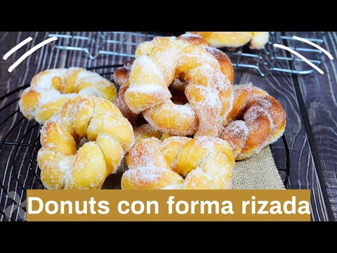 DONUTS 🥯 con forma rizada