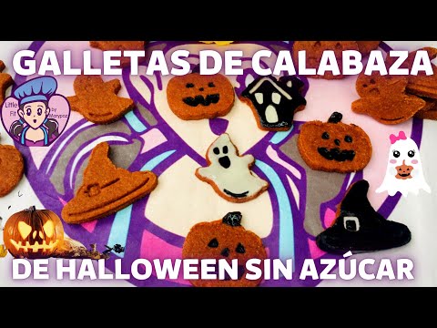 Galletas de Calabaza para celebrar Halloween (sin azúcar y sin gluten)