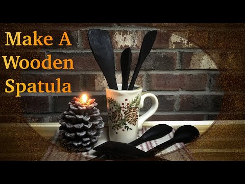How to Make A Wooden  Spatula