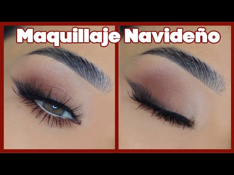 Maquillaje Facil & Sencillo Para Navidad | PRINCIPIANTES