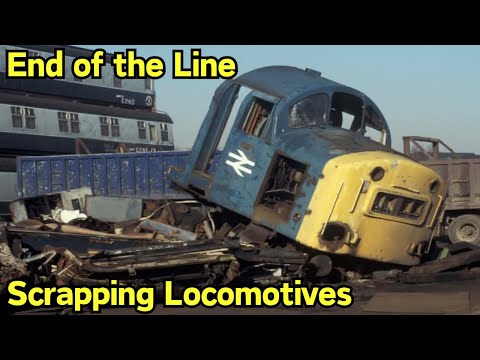 End of the Line   Scrapping Locomotives #fyp  #train  #stations #locomotives
