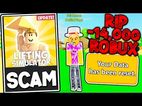 I Spent $14,000 ROBUX And I Got.. SCAMMED By LIFTING SIMULATOR?! *RIP ROBUX* Roblox