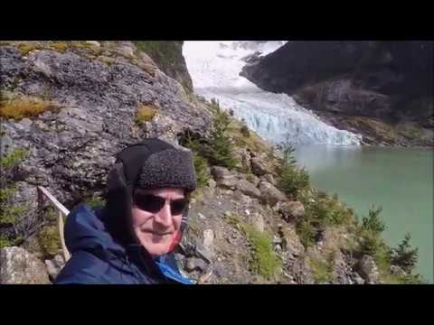 Serrano Glacier, the end of trail, Patagonia, Chile