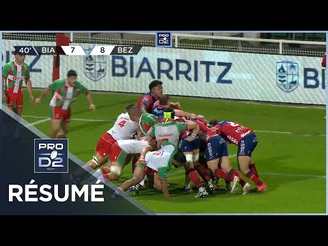 PRO D2 Saison 2024-2025 J28 - Résumé Biarritz Olympique PB - AS Béziers Hérault
