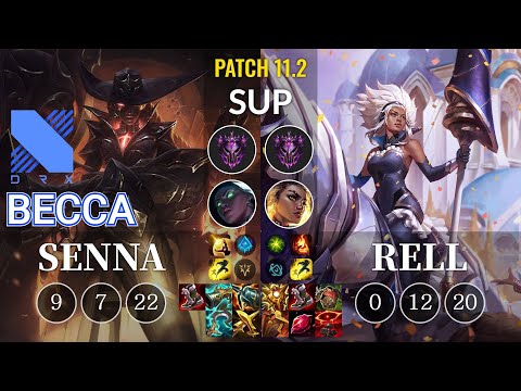 DRX Becca Senna vs Rell Sup - KR Patch 11.2