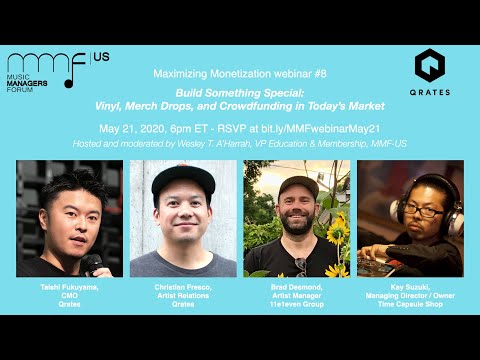 Build Something Special - Vinyl, Merch Drops, and Crowdfunding in Today's Market // MMF-US x Qrates