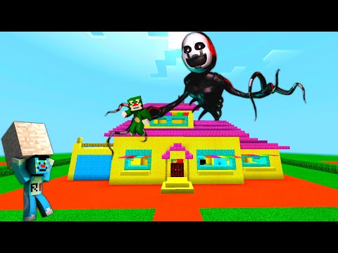 Minecraft | Nightmarionne Attack On Oggy House | Oggy And Jack | Rock Indian Gamer |