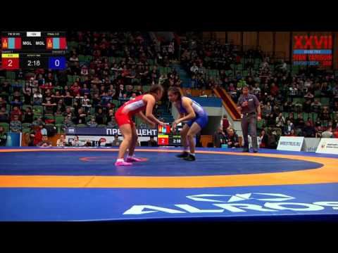 58 kg Tserenchimed Sukhee (MGL) - Gantuyaa Ehkhbat (MGL) (Ivan Yarygin 2016) Final 3-5