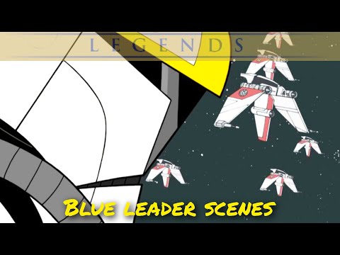 All clone pilot Blue leader scenes - Clone Wars