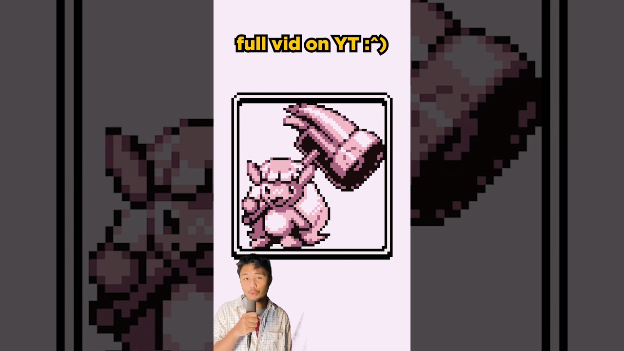 Tinkaton as a Gen 1 mon #pokemon #pixelart #paldea #art #nintendo