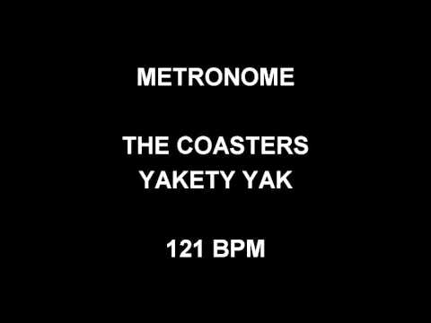 METRONOME 121 BPM The Coasters YAKETY YAK