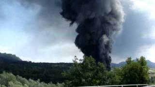 Incendi a Sant Quirze de Besora