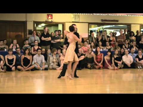  Guillermo Cerneaz  and  Gaby Mataloni  are  dancing  at  Portland tango festival  in  2015