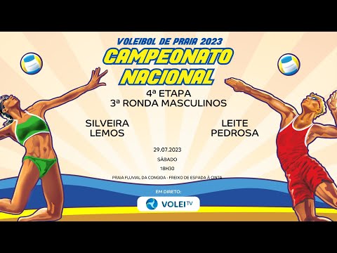 SILVEIRA/LEMOS vs LEITE/PEREIRA - 4.ª ETAPA CNVP 2023 - 3ª RONDA MASCULINOS