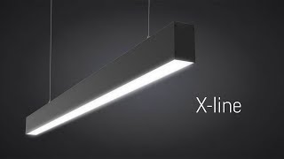 Cветильник VARTON X-line 0,75 м 23 Вт для сборки в линию 3000 К 750x63x100 мм металлик диммируемый по протоколу DALI