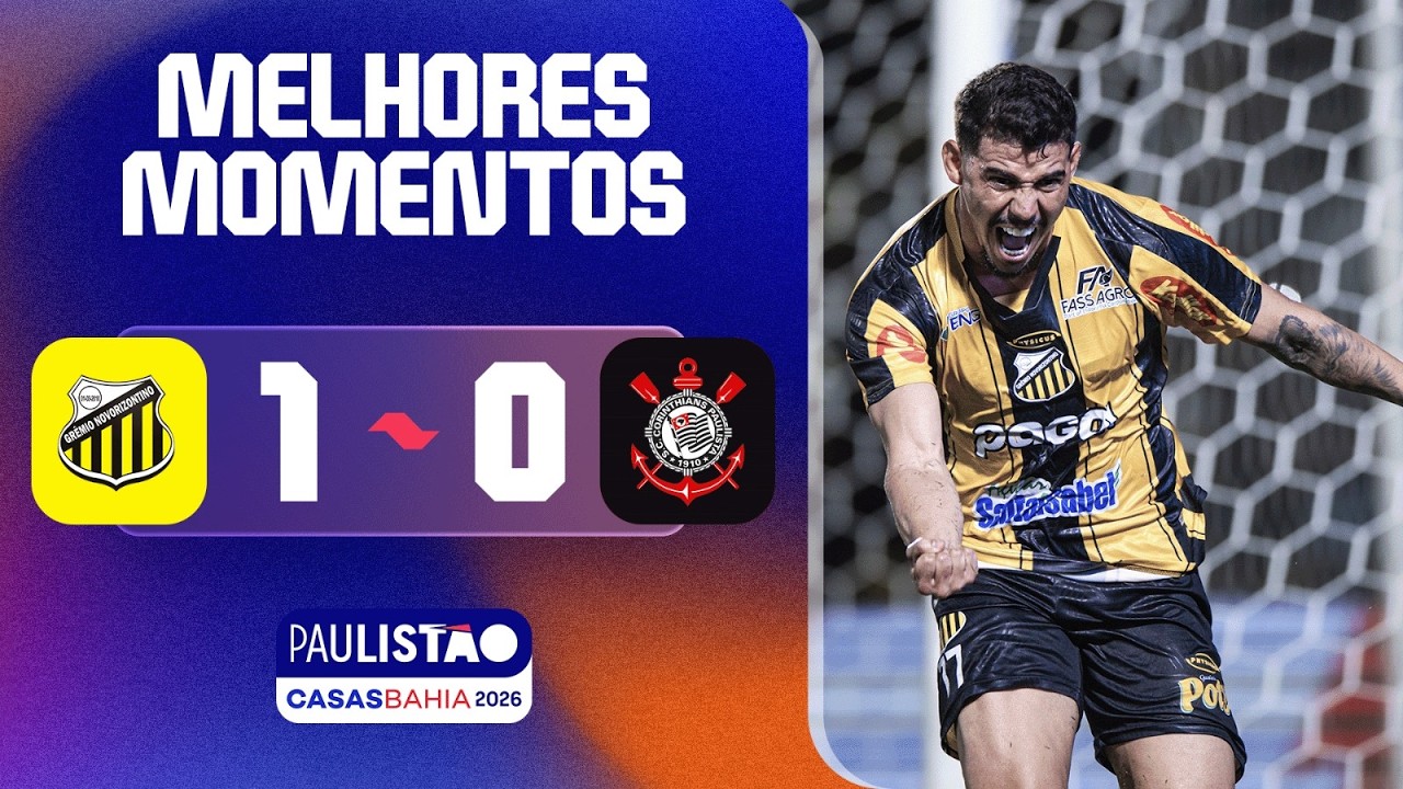 Grêmio Novorizontino vs Corinthians Highlights