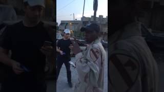 Thomas McDonell. Last night on the set \