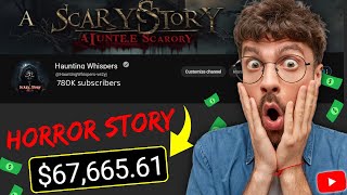 How I made A faceless youtube channel using Only AI TOOLS (HORROR STORY💀) | AI youtube automation