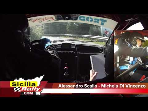 A.Scalia - M.Di Vincenzo sulla P.S.4 del 1° Tindari Rally