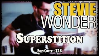 STEVIE WONDER - Superstition [Bass Line + FREE TABS]